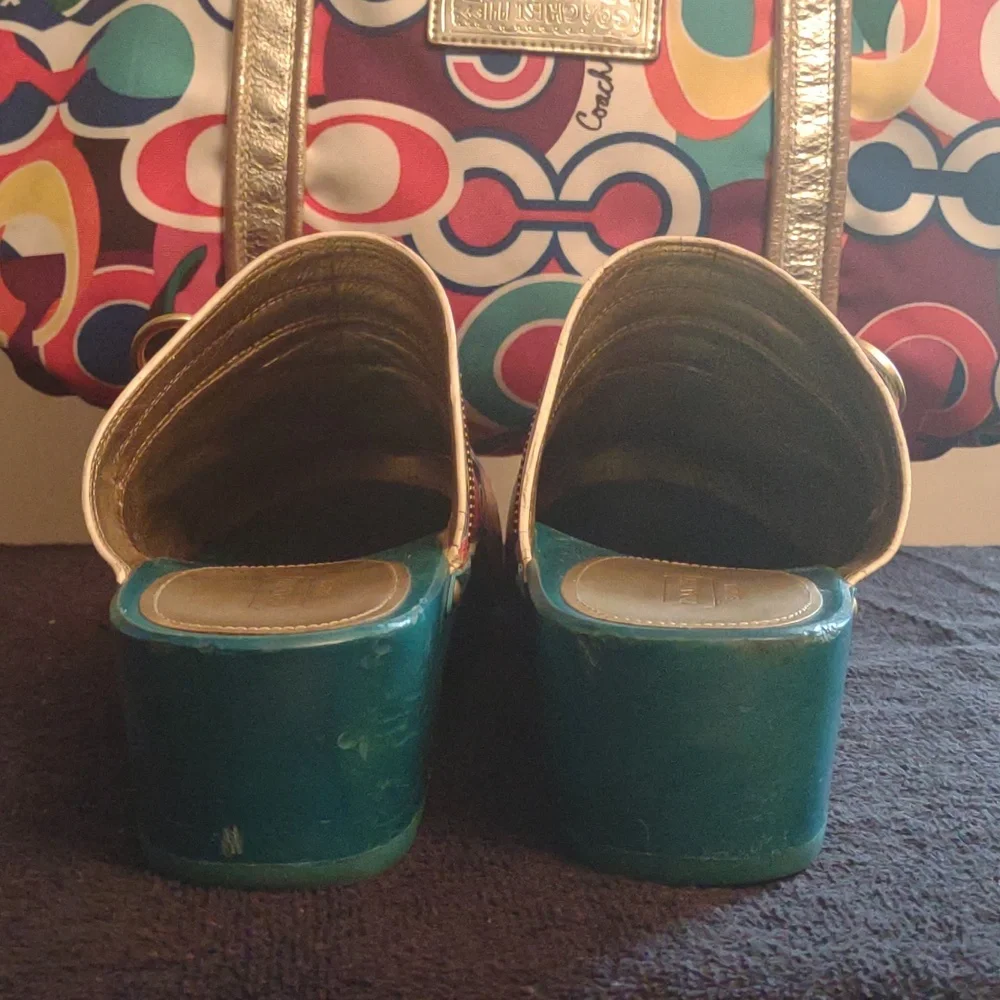 Coach Poppy Bag/ Coach Jessi Clogs Bundle - Picture 7 of 13